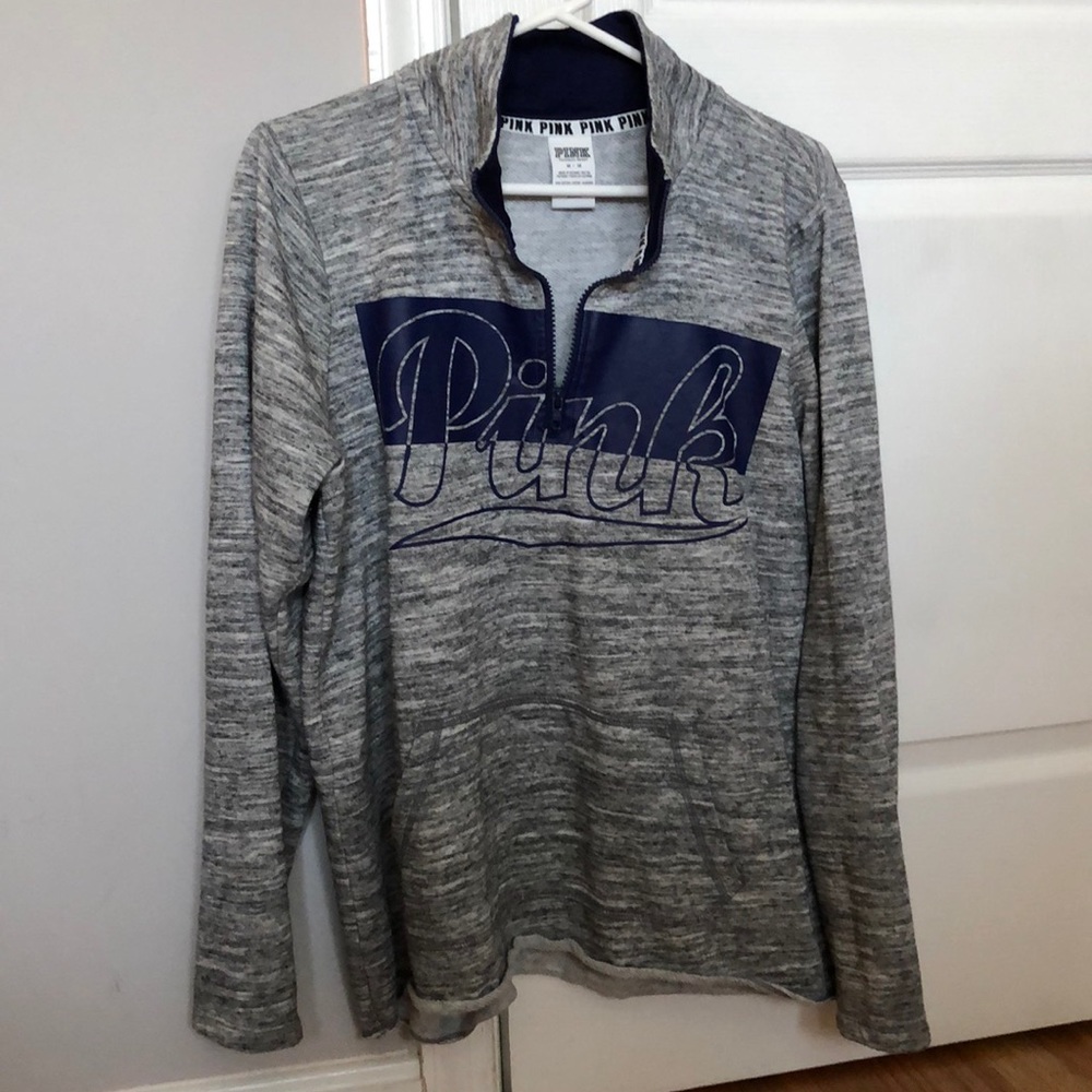 Vs pink quarter zip
